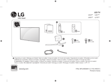 65UJ634V | LG 43UJ701V | 43UJ701V | 43UJ635V | 55UJ670V | 43UJ634V | 43UJ670V | LG 55UJ701V Manuel du propriétaire | Fixfr