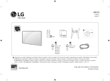 65UJ620V | LG LG 49UJ620V Manuel du propriétaire | Fixfr