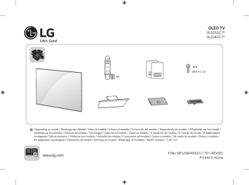 LG OLED65C7V | OLED65C7V | LG LG OLED55C7V Manuel du propriétaire | Fixfr