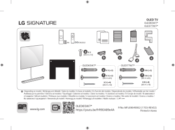 LG OLED77W7V Manuel du propriétaire | Fixfr