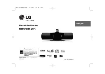 LG LG FB44 Manuel du propriétaire | Fixfr