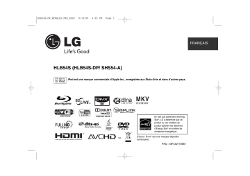 LG HLB54S Manuel du propriétaire | Fixfr
