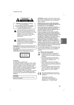 LG HT303SU Manuel du propriétaire