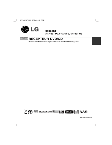 LG HT362ST Manuel du propriétaire | Fixfr