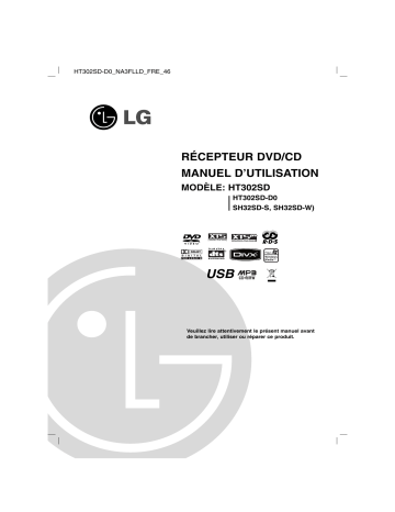 LG HT302SD Manuel du propriétaire | Fixfr