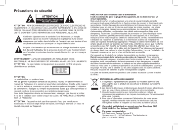 LG RAD204 | RAD204B | LG RAD114 Manuel du propriétaire | Fixfr