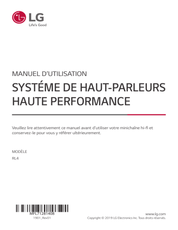 LG LG RL4 Manuel du propriétaire | Fixfr