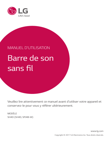 LG SH4D Manuel du propriétaire | Fixfr