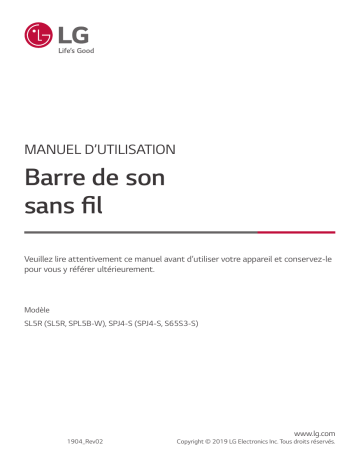 LG LG SL5R Manuel du propriétaire | Fixfr