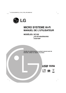 LG XC102 Manuel du propriétaire