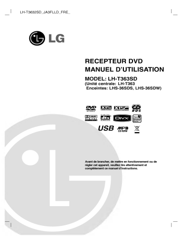 LG LH-T363SD Manuel du propriétaire | Fixfr