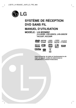 LG LH-W250SC Manuel du propriétaire