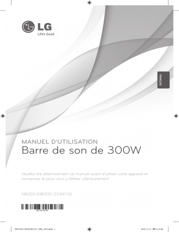 LG NB300 Manuel du propriétaire | Fixfr