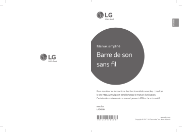 LG LAS400B Manuel du propriétaire | Fixfr