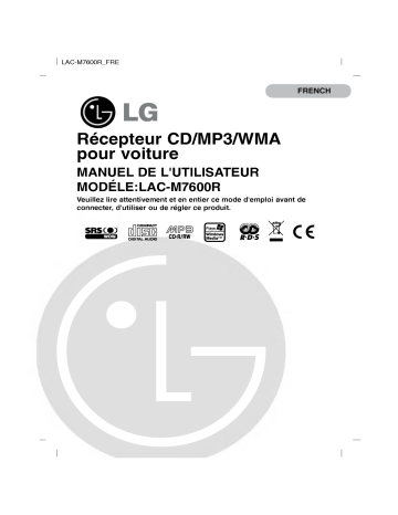LG LAC-M7600R Manuel du propriétaire | Fixfr