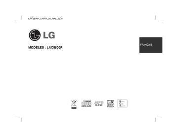 LG LAC5800R Manuel du propriétaire | Fixfr