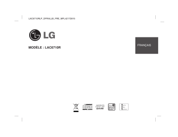 LG LAC6710R Manuel du propriétaire | Fixfr