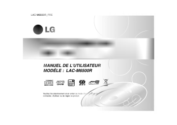 LG LAC-M6500R Manuel du propriétaire | Fixfr