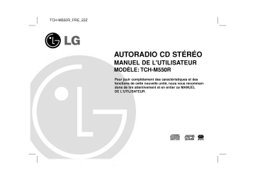 LG TCH-M550R Manuel du propriétaire | Fixfr