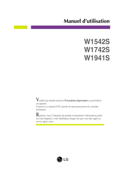 LG W1941S-PF Manuel du propriétaire