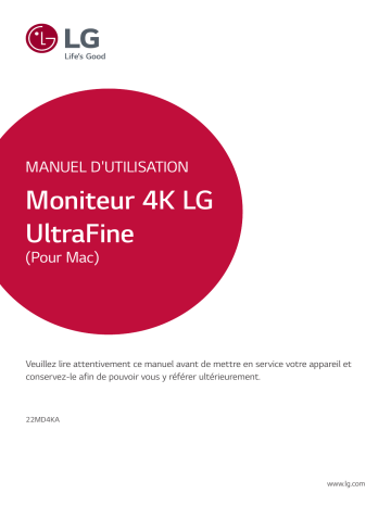 LG 22MD4KA-B Manuel du propriétaire | Fixfr