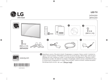 28TK420V-PZ | LG LG 28TK420V Manuel du propriétaire | Fixfr