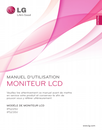 IPS225V-BN | LG IPS225V-BN | LG IPS235V-BN Manuel du propriétaire | Fixfr