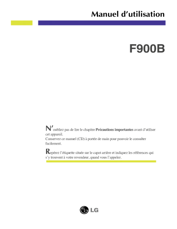 LG F900B Manuel du propriétaire | Fixfr