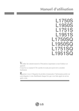 LG L1750SQ-SN Manuel du propriétaire