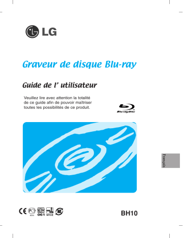 LG BH10LS30 Manuel du propriétaire | Fixfr