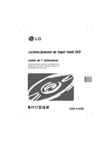 LG GSA-4163B Manuel du propriétaire | Fixfr