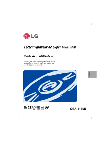 LG GSA-4160B Manuel du propriétaire | Fixfr