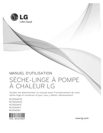 LG LG RC7055AP1Z Manuel du propriétaire | Fixfr