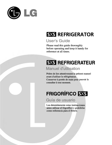 LG GR-L1977QQA Manuel du propriétaire | Fixfr