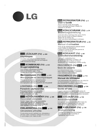 GR-G217PGBA | LG GR-G217PGA Manuel du propriétaire | Fixfr