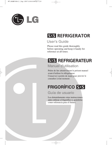 GWP2272SSQA | LG GWP2290VCM Manuel du propriétaire | Fixfr