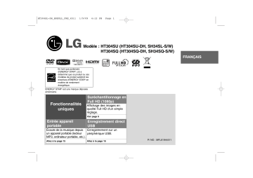 LG HT304SQ Manuel du propriétaire | Fixfr