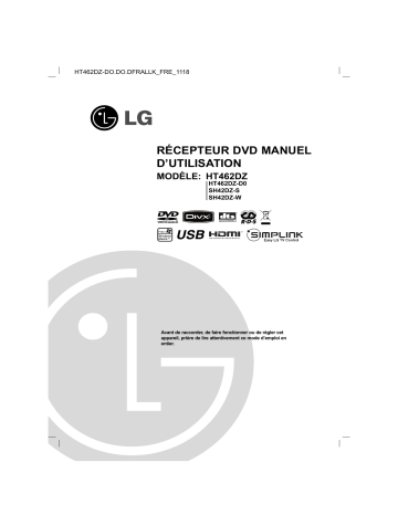 LG HT462DZ-D0 Manuel du propriétaire | Fixfr