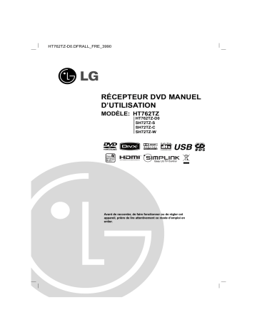 LG HT762TZ Manuel du propriétaire | Fixfr