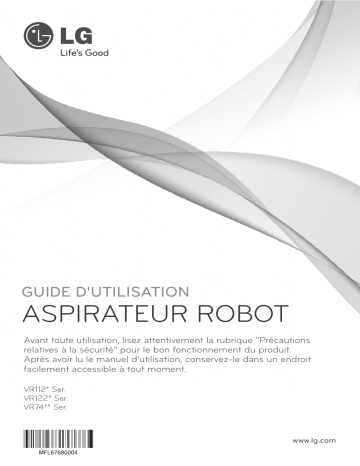 VR7423BG | VR7426RR | LG VR7426RR | LG VR7412RB | LG VR7423BG | VR7412RB | LG VR7422RR Manuel du propriétaire | Fixfr