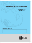 LG V-C7070CTR Manuel du propri&eacute;taire