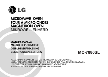 LG LG MC-7880SL Manuel du propriétaire | Fixfr