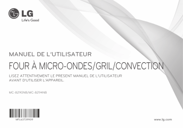 LG MC-8290NB | MC-8290NB | LG LG MC-8294NB Manuel du propriétaire | Fixfr