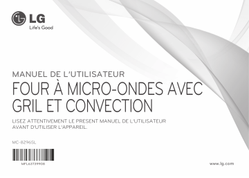 LG MC-8296SL Manuel du propriétaire | Fixfr