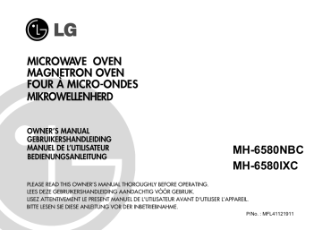 LG MH-6580NBC Manuel du propriétaire | Fixfr