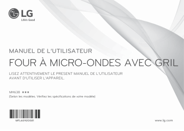 LG LG MH6382NW Manuel du propriétaire | Fixfr