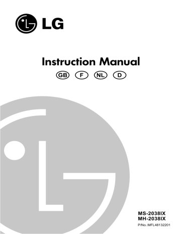 LG MS-2038IX Manuel du propriétaire | Fixfr