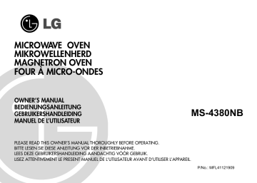 LG MS-4380NB Manuel du propriétaire | Fixfr
