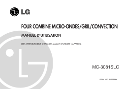 LG MC-3081SLC Manuel du propriétaire