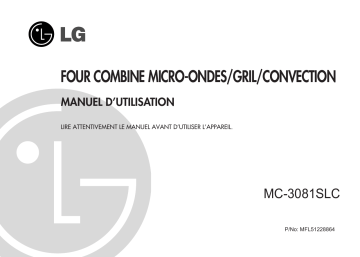LG MC-3081SLC Manuel du propriétaire | Fixfr